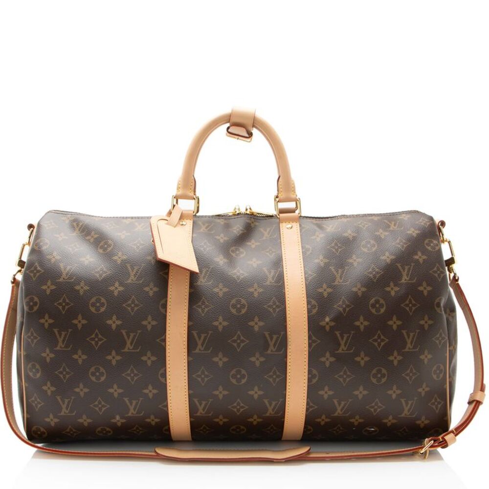 Louis Vuitton Monogram Canvas Keepall Bandouliere 50 Duffle - Picture 1 of 14